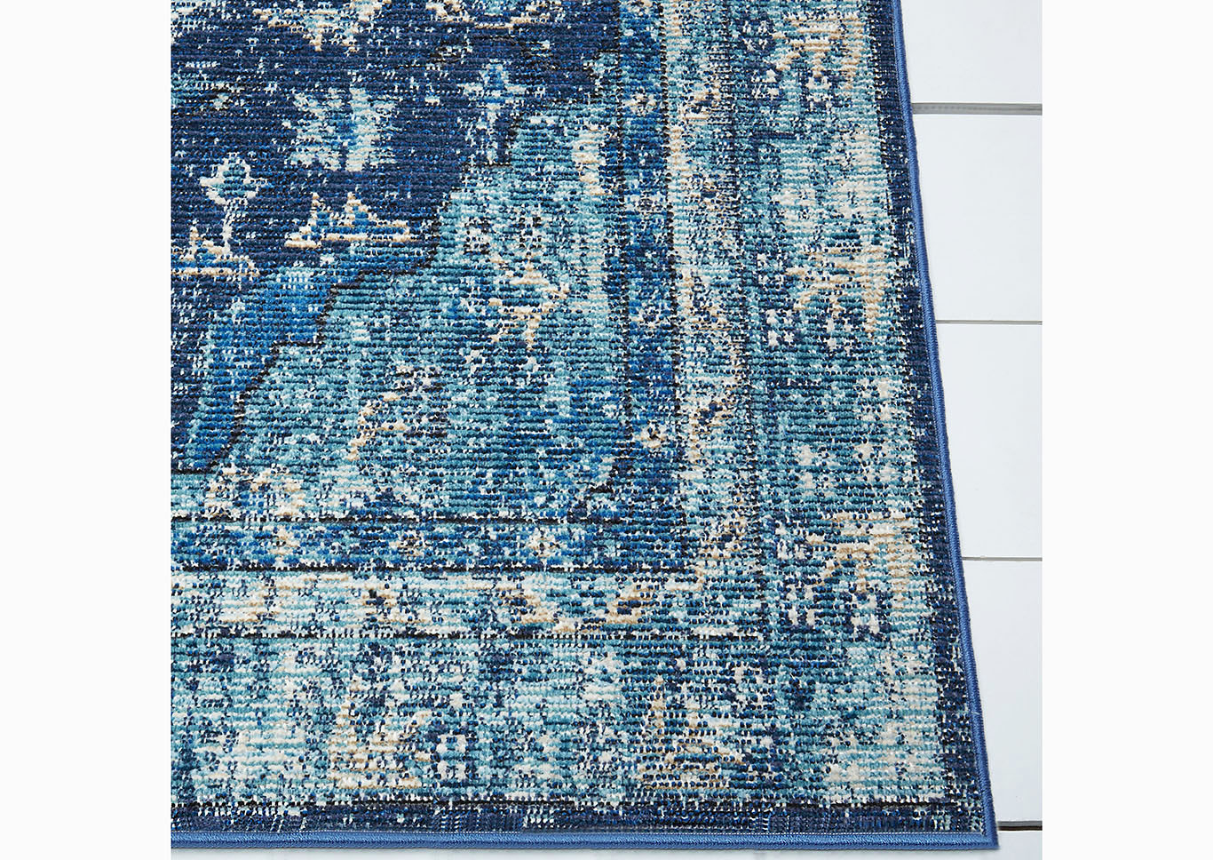 Patio Starlight Willow Navy Blue Area Rug,Home Dynamix